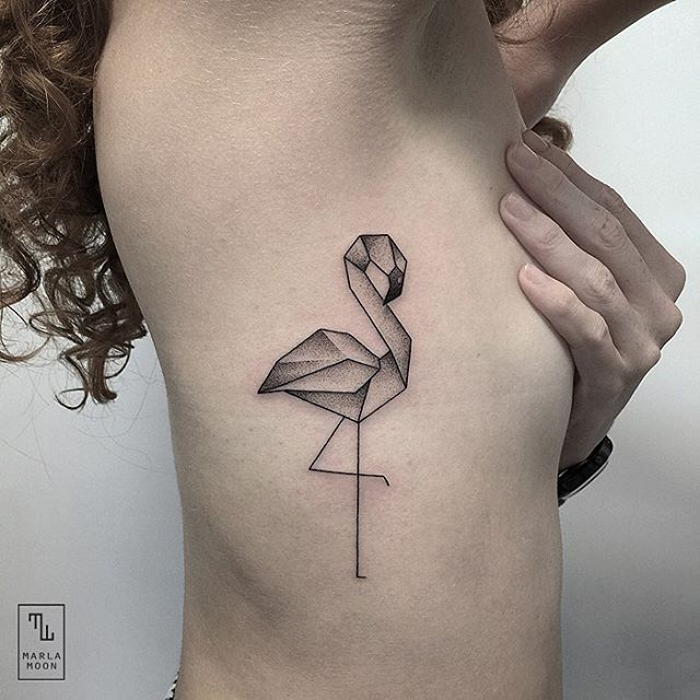 Thrilling Geometric Black and White Tattoos 12