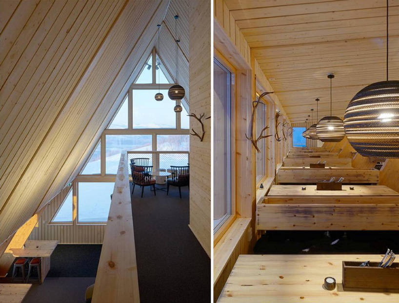 Triangular Wooden Restaurant in Sweden8