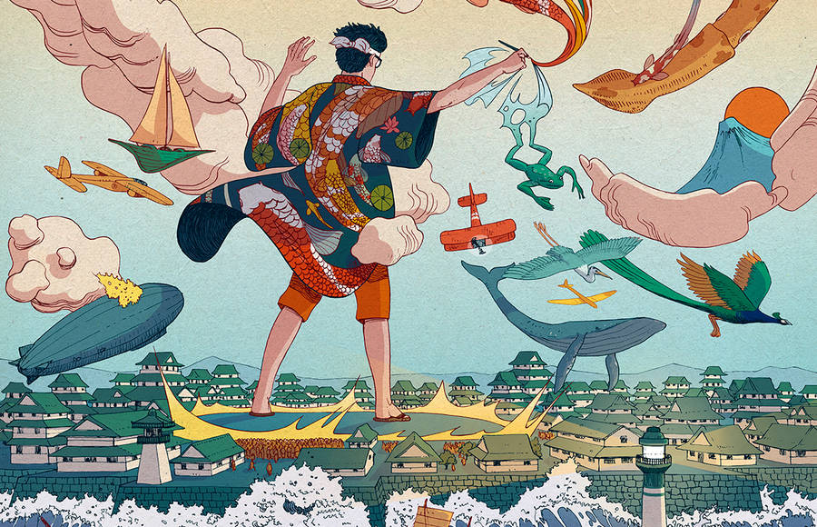 Ukiyo-e Drawings by European Artist