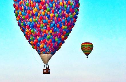 Up Movie Big Balloon In Real Life
