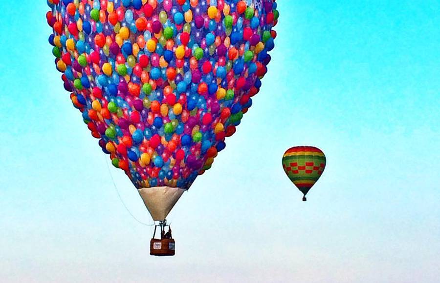 Up Movie Big Balloon In Real Life