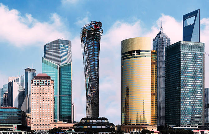 Asian Cobra Tower Architectural Project