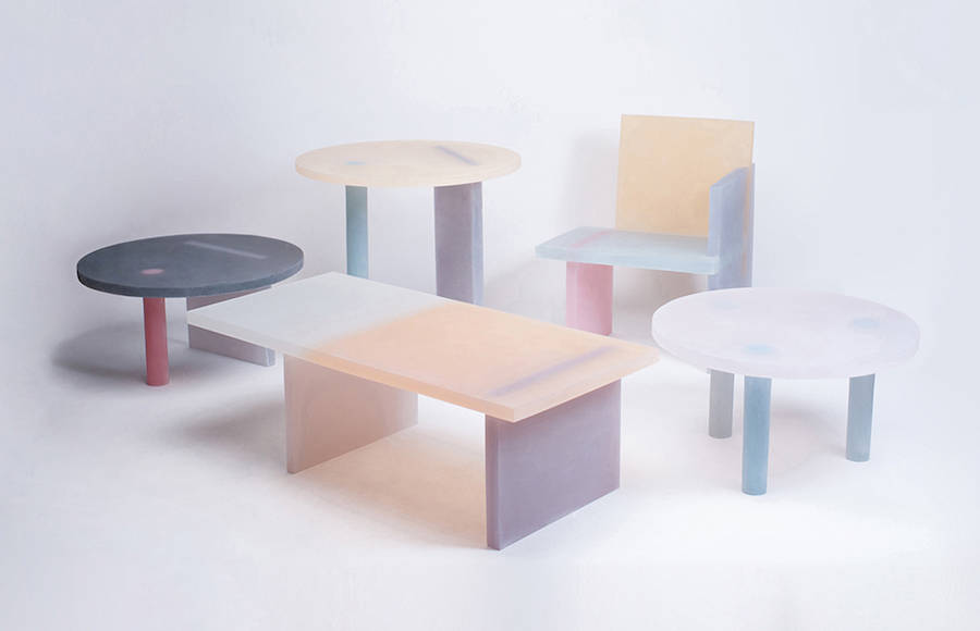 Beautiful Pastel Resin Furniture