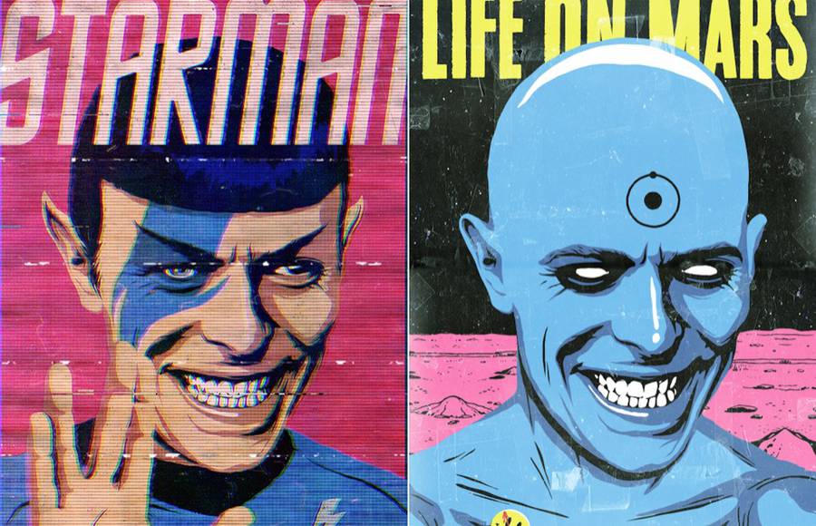 David Bowie Pop Culture Posters