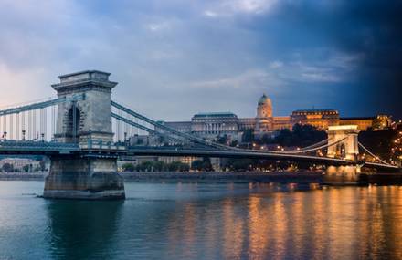 Budapest from Day to Night in One Picture