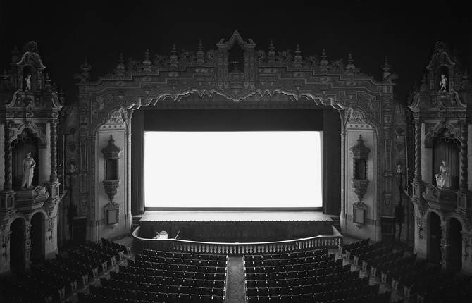 Black and White Pictures of Cinemas