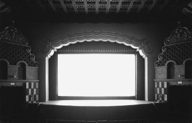 Black and White Pictures of Cinemas