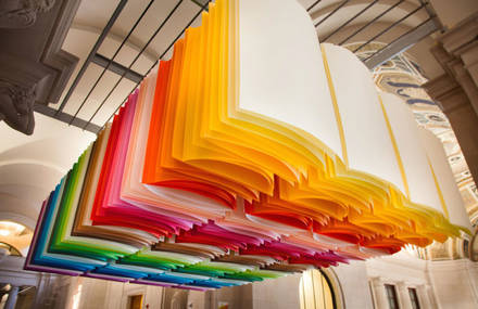 Colorful Installation in Tokyo by Emmanuelle Moureaux