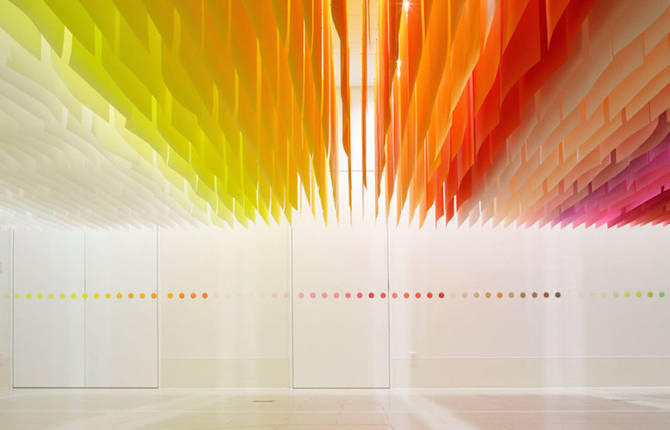 Colorful Installation in Tokyo by Emmanuelle Moureaux