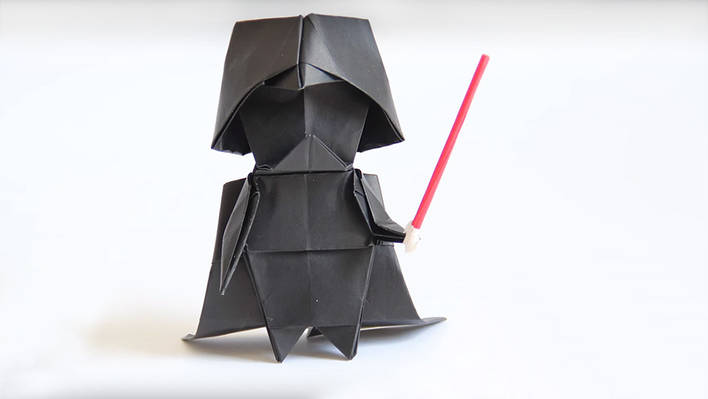 Darth Vader Origami