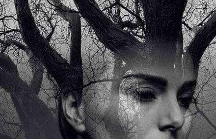 Poetic Double Exposure Portraits