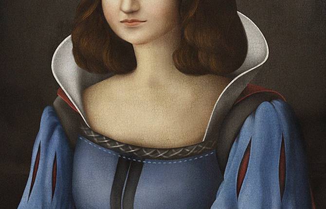 Disney Princesses Reimagined as Renaissance Icons