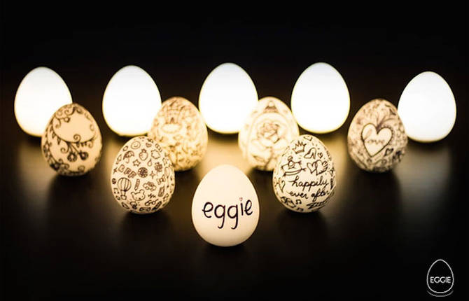 Egg-Shaped Portable Wireless Lamp