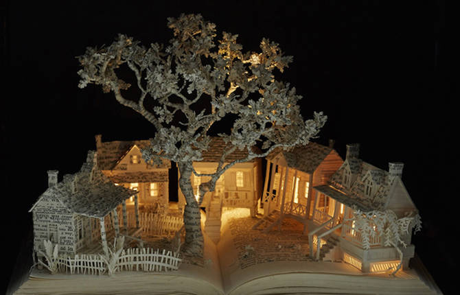 Enchanting Book Sculptures Inspired by Fairy Tales