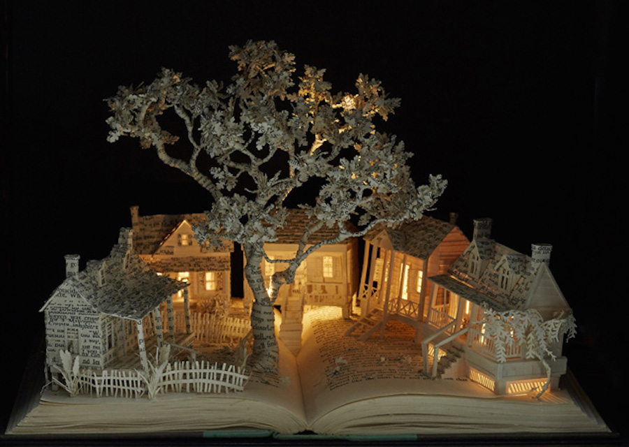 enchanting book sculpturesinspiredbyfairytales-0