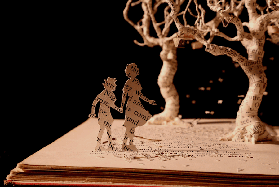 enchanting book sculpturesinspiredbyfairytales-11