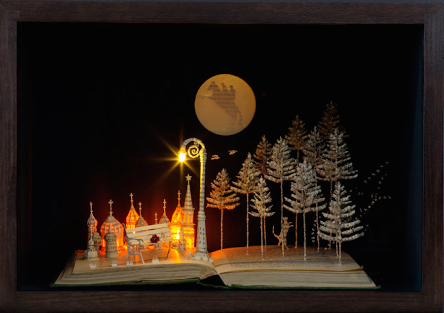 enchanting book sculpturesinspiredbyfairytales-12
