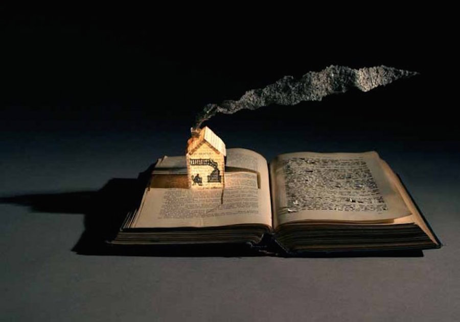 enchanting book sculpturesinspiredbyfairytales-14