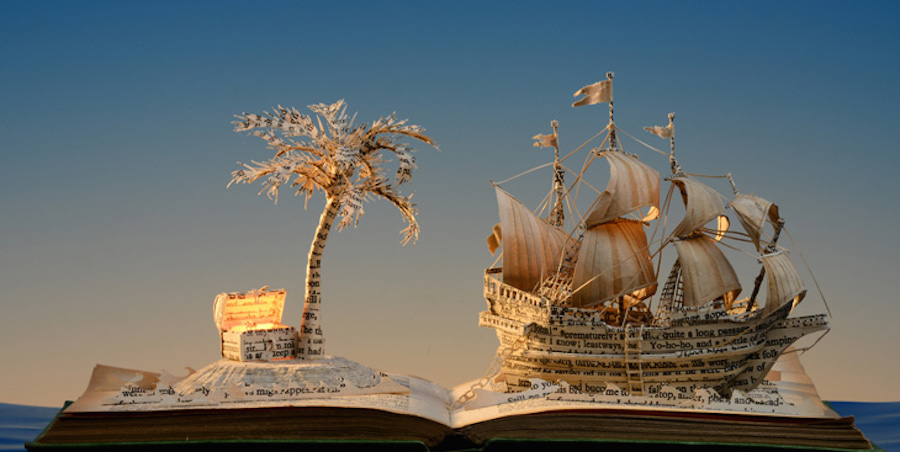 enchanting book sculpturesinspiredbyfairytales-2