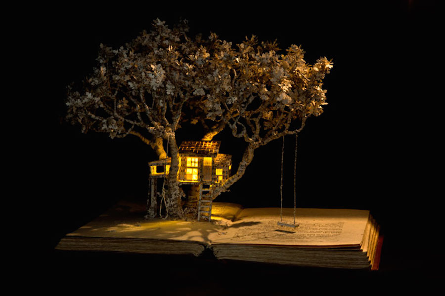 enchanting book sculpturesinspiredbyfairytales-3