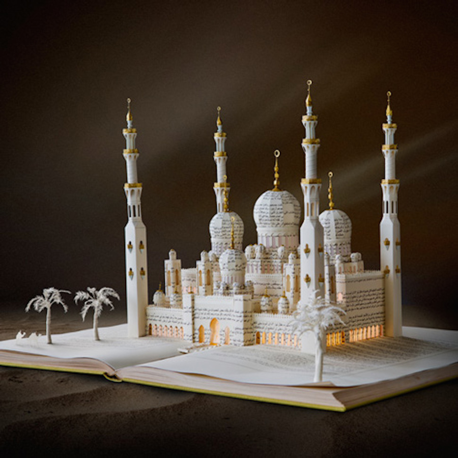 enchanting book sculpturesinspiredbyfairytales-4