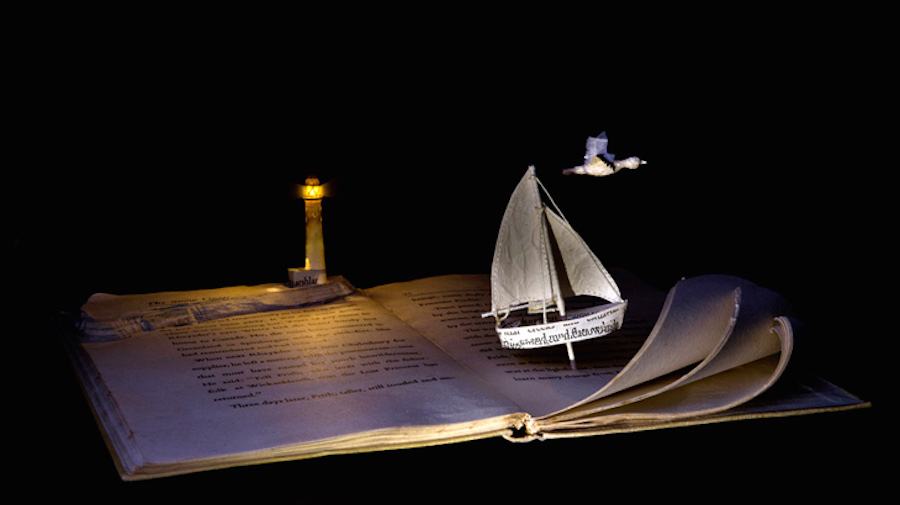 enchanting book sculpturesinspiredbyfairytales-9