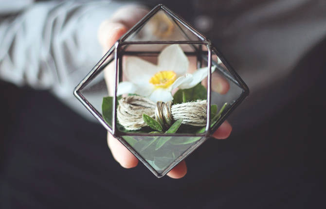 Handcrafted Geometric Glass Terrariums