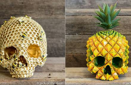 Unexpected Skull Sculptures