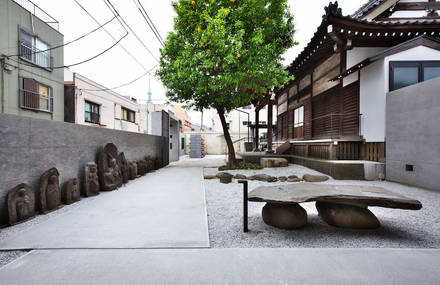 Japanese Temple Rebuilt in a New Era