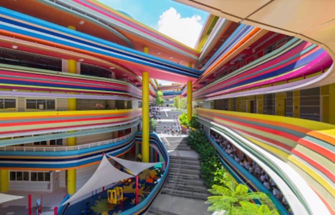 Joyful and Vibrant Primary School in Singapore