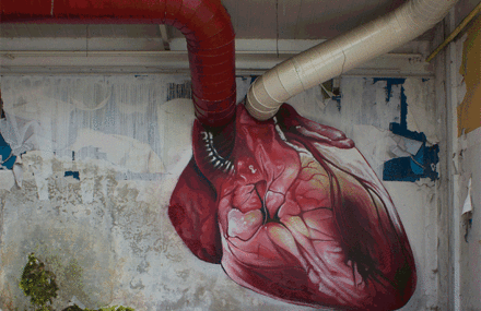 Hearbeat Mural by Lonac