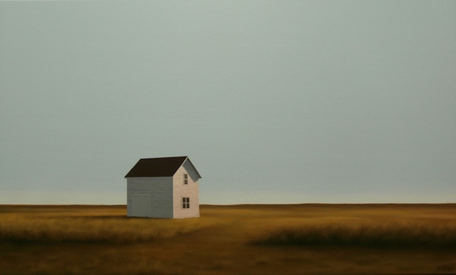 lonelyhousesinemptylandscapesoilpaintings-8 – Fubiz Media