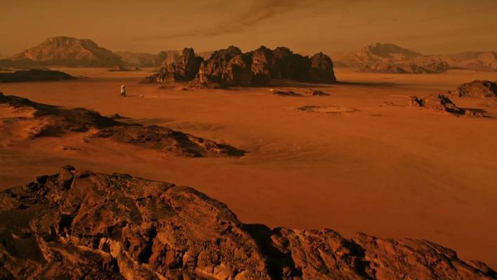 The Martian: Miniature Astronaut in a Maximal Landscape