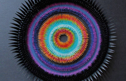 Mesmerizing Colorful Paper Art Sculptures