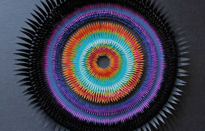 Mesmerizing Colorful Paper Art Sculptures