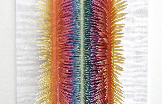 Mesmerizing Colorful Paper Art Sculptures
