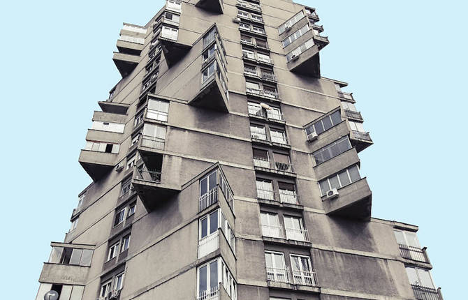 Minimalist Architectural Photography of Belgrade