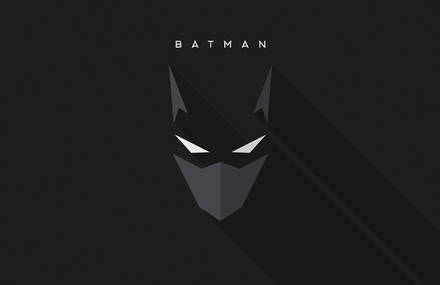 Minimalist Masks of Superheroes