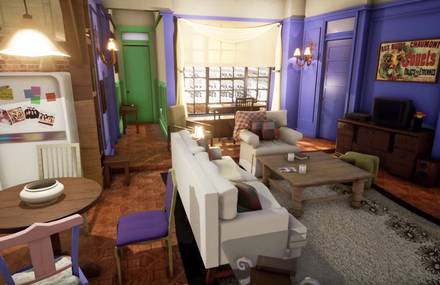 Monica&rsquo;s Apartment from Friends in 3D