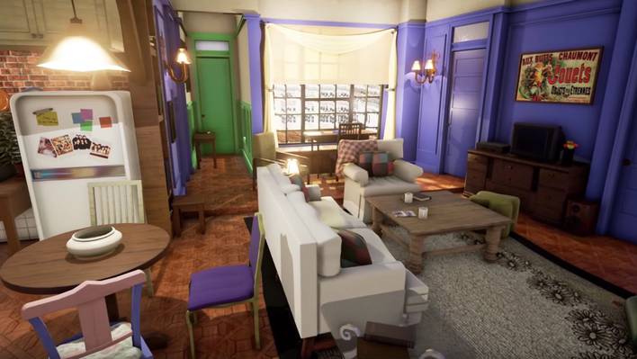 Monica’s Apartment from Friends in 3D