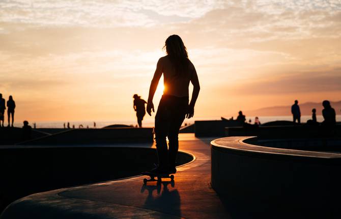 Skateboard Vibes of Venice