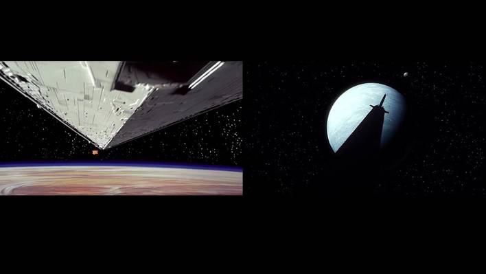 Star Wars Episode IV and VII Shot Comparison
