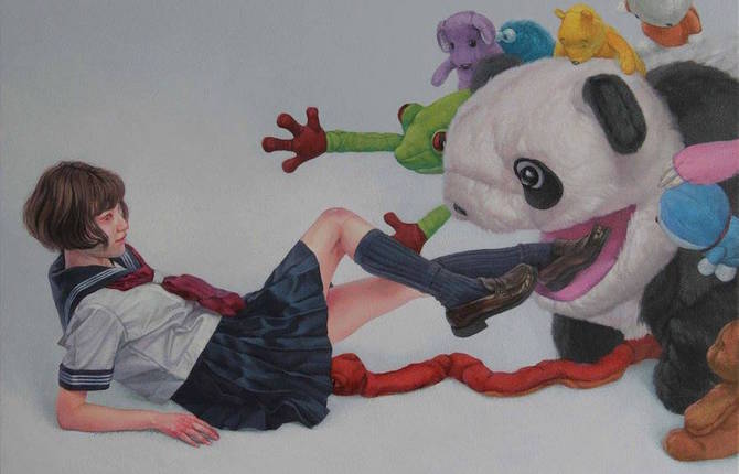 Surreal and Disturbing Loss of Innocence Paintings