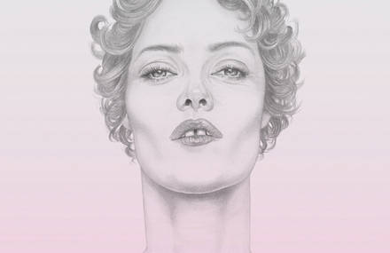 Sweet and Harmonious Celebrities Drawings