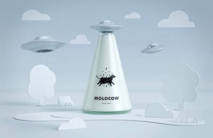 Funny UFO Milk Packaging Concept