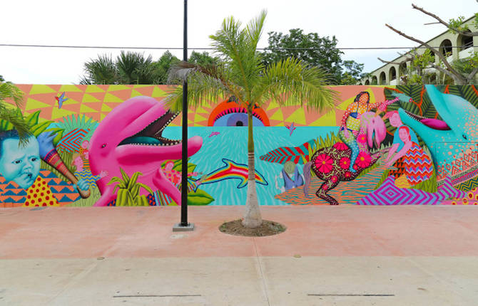 Vibrant Murals & Illustrations Exploring Unseen Realities