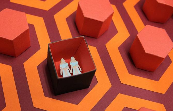 Three Dimensional Paper Art Inspired by Movies