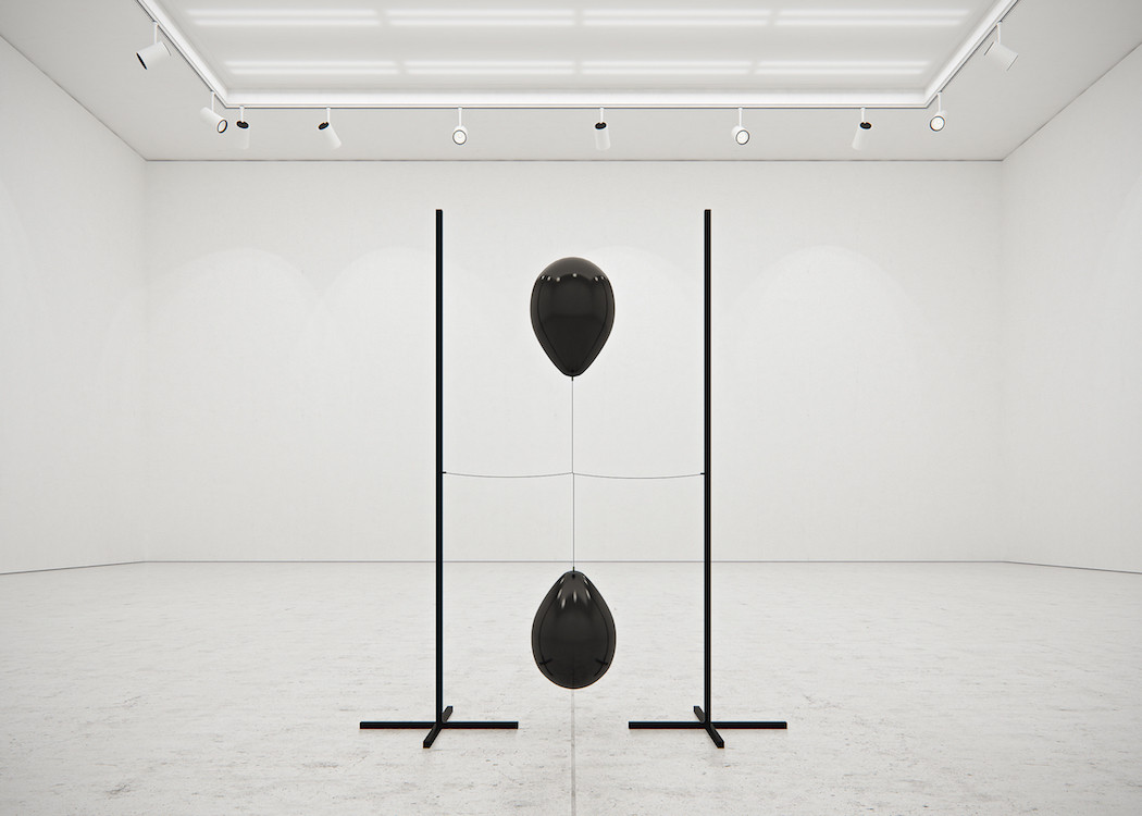 Black Balloons Art Installation6