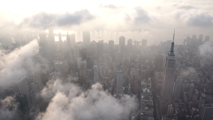 Visiting NYC Skyscrapers in the Fog