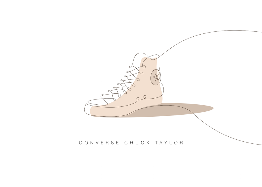 Classic Sneakers Drawn with One Line20